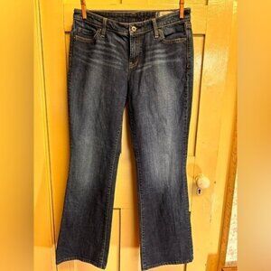 2000’s Gap Boot Cut Woman’s Dark Wash Flare Jeans  Size 10